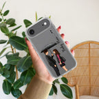 Caring Couple Customize Transparent Silicon Case For iPhone 12 Mini