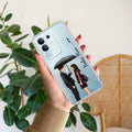 Caring Couple Customize Transparent Silicon Case For iQOO Z7 5G