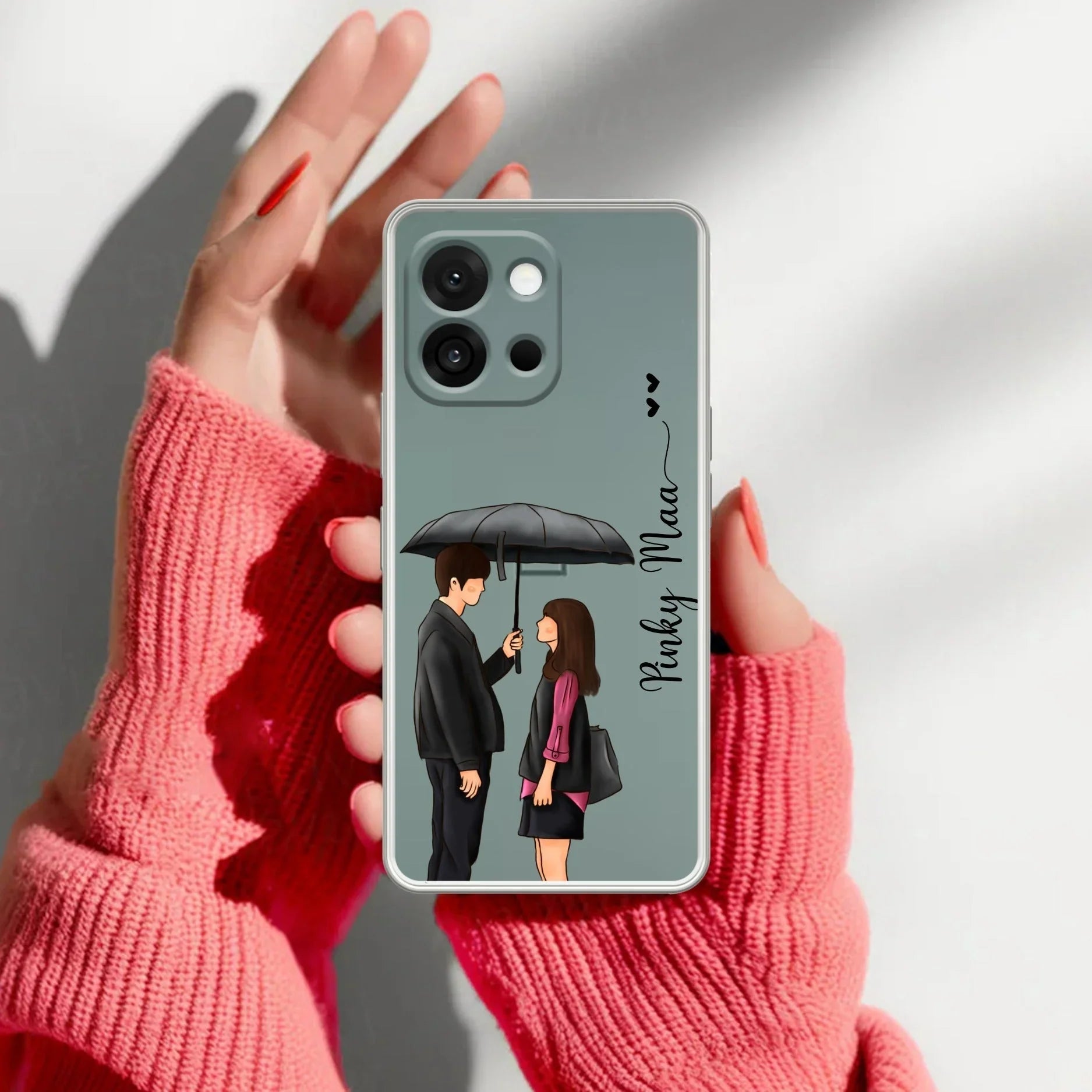 Caring Couple Customize Transparent Silicon Case For OnePlus - ShopOnCliQ