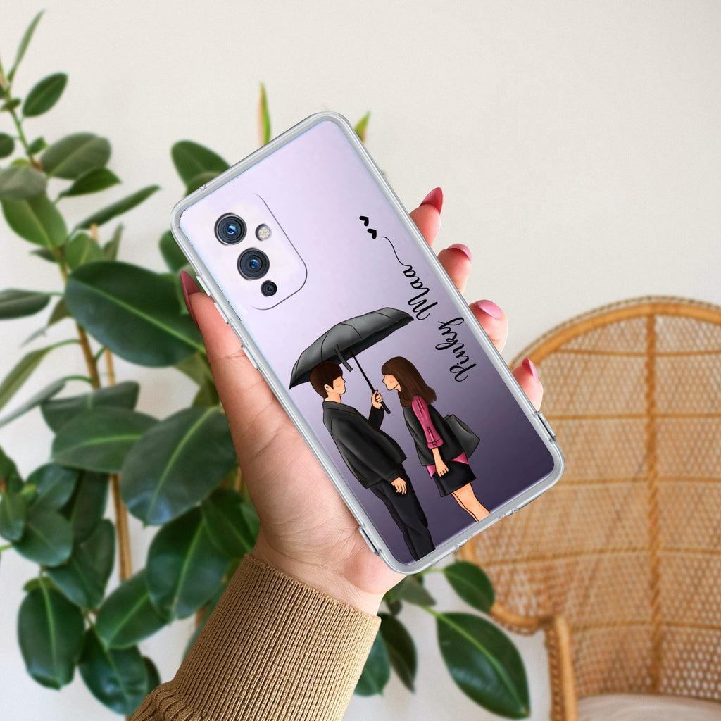 Caring Couple Customize Anti Yellow Case For OnePlus 9