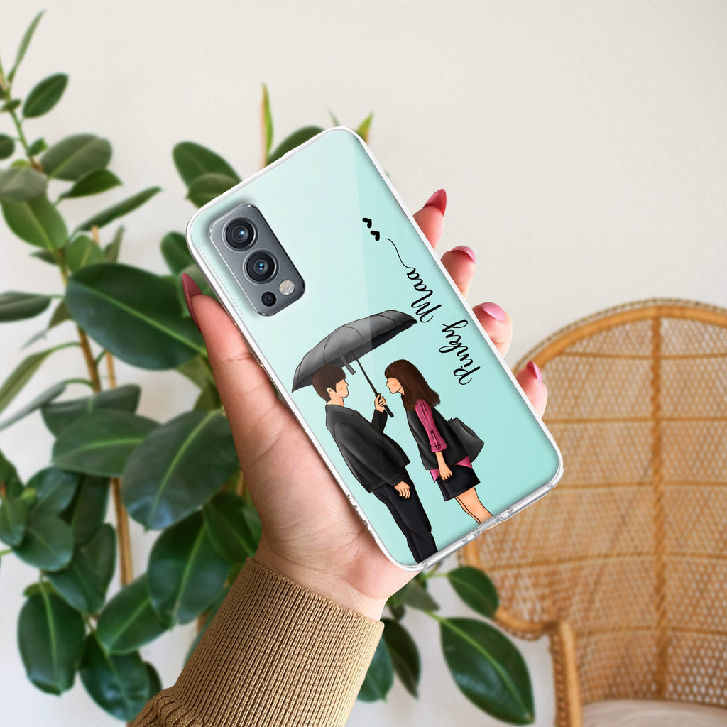 Caring Couple Customize Anti Yellow Case For OnePlus Nord 2 5G
