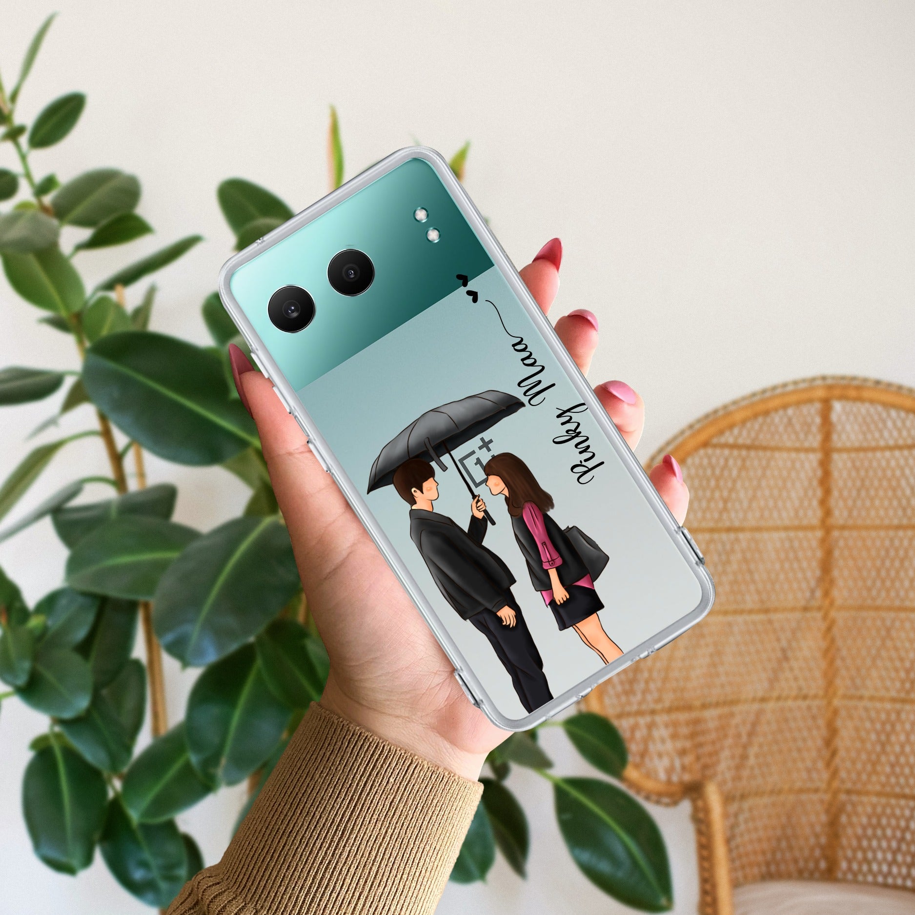 Caring Couple Customize Anti Yellow Case For OnePlus Nord 4 5G