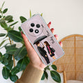 Caring Couple Customize Transparent Silicon Case For Oppo F27 5G