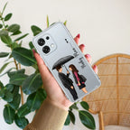 Caring Couple Customize Transparent Silicon Case For Oppo A5X 5G