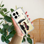 Caring Couple Customize Transparent Silicon Case For Oppo Find X9 5G