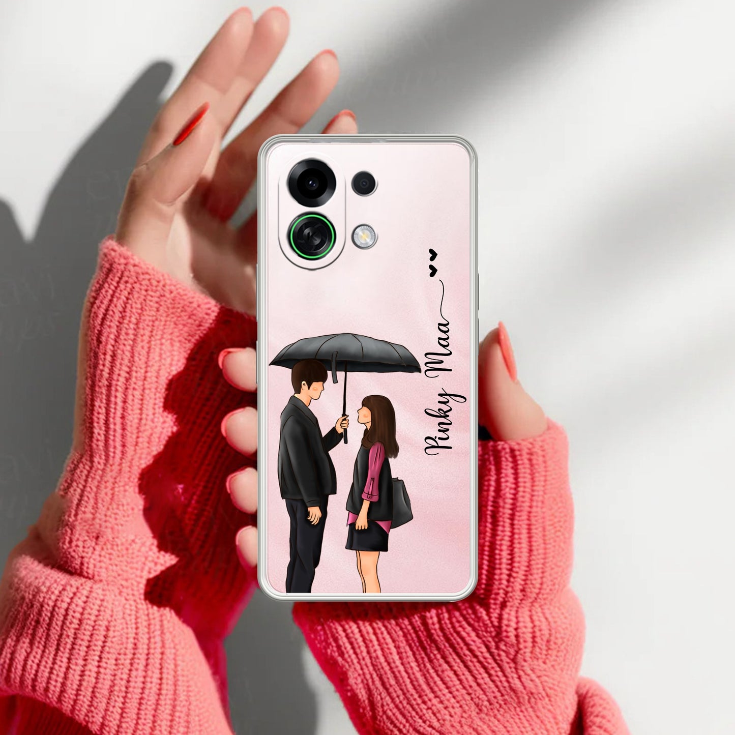 Butterfly  Customize Transparent Silicon Case For Oppo