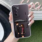 Caring Couple Customize Anti Yellow Case For Oppo Reno 12 Pro 5G