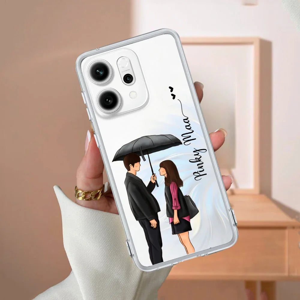 Caring Couple Customize Transparent Silicon Case For Oppo - ShopOnCliQ
