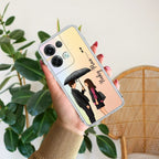 Caring Couple Customize Anti Yellow Case For Oppo Reno 8 5G