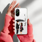 Caring Couple Customize Transparent Silicon Case For Poco F7 5G