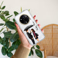 Caring Couple Customize Transparent Silicon Case For Realme 14 Pro 5G