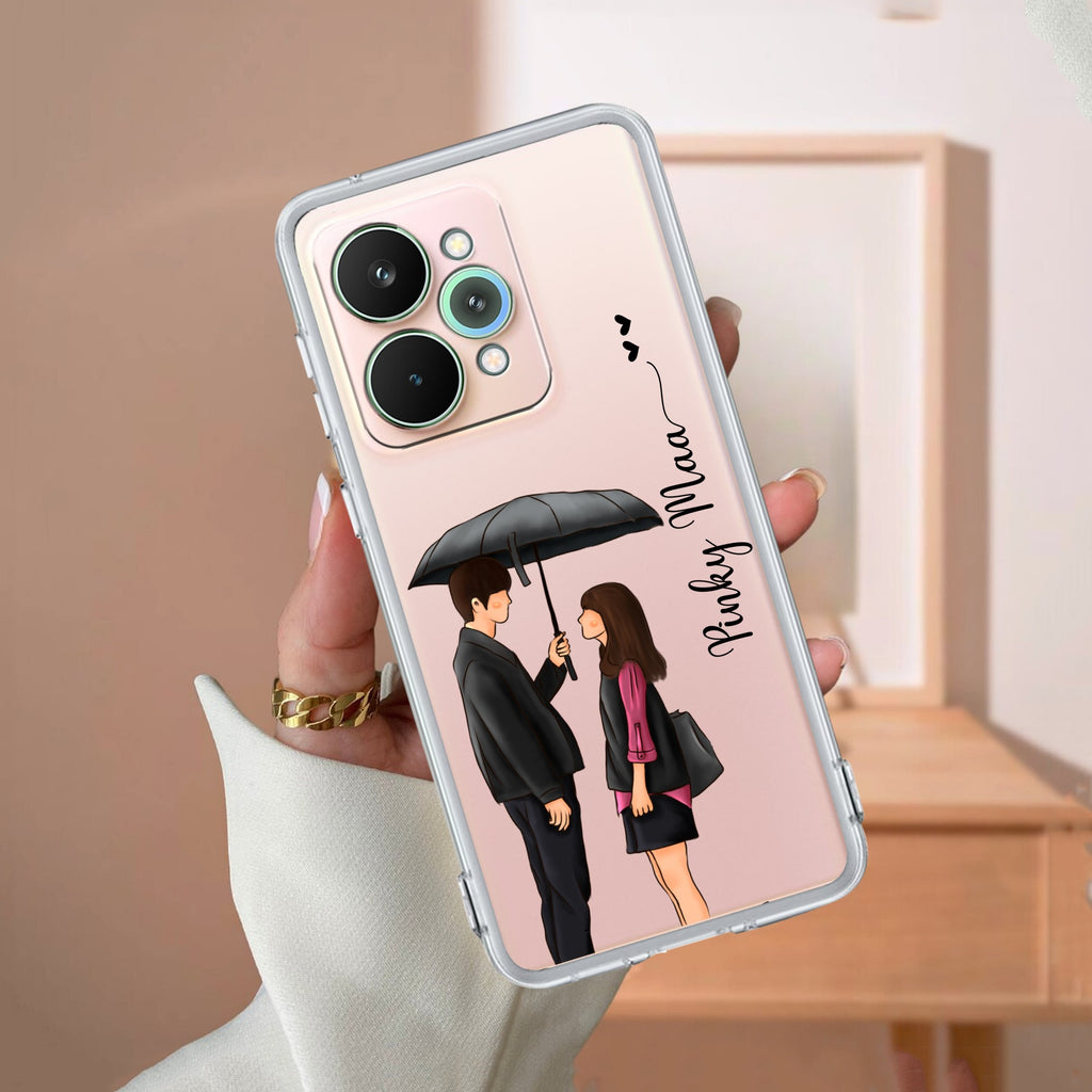 Caring Couple Customize Anti Yellow Case For Realme 15 Pro 5G