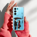 Caring Couple Customize Anti Yelllow Case For Realme 15X 5G