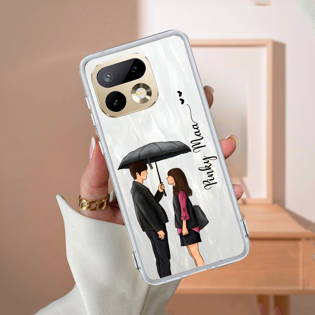 Caring Couple Customize Transparent Silicon Case For Realme/Narzo - ShopOnCliQ
