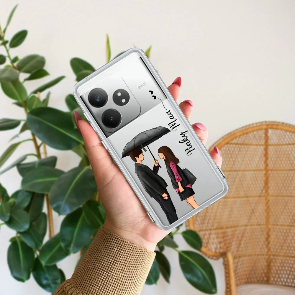 Caring Couple Customize Transparent Silicon Case For Realme/Narzo - ShopOnCliQ