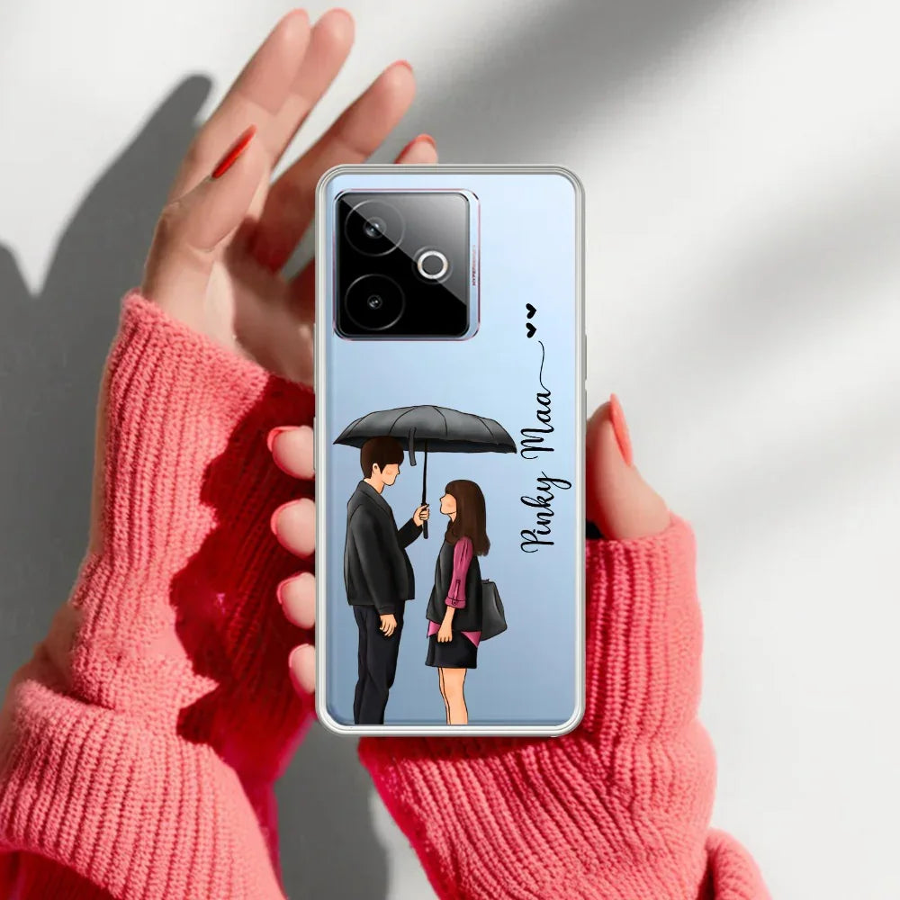 Caring Couple Customize Transparent Silicon Case For Realme/Narzo - ShopOnCliQ