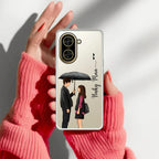 Girl With Flower Customize Transparent Silicon Case For Poco C71 4G