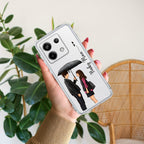 Caring Couple Customize Transparent Silicon Case For Xiaomi 14 Civi 5G