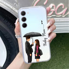 Caring Couple Customize Anti Yellow Case For Samsung Galaxy S23 5G