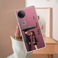 Caring Couple Customize Transparent Silicon Case For Vivo V50e 5G