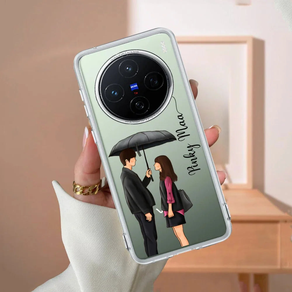 Caring Couple Customize Transparent Silicon Case For Vivo - ShopOnCliQ