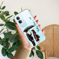 Caring Couple Customize Transparent Silicon Case For Vivo Y29 5G