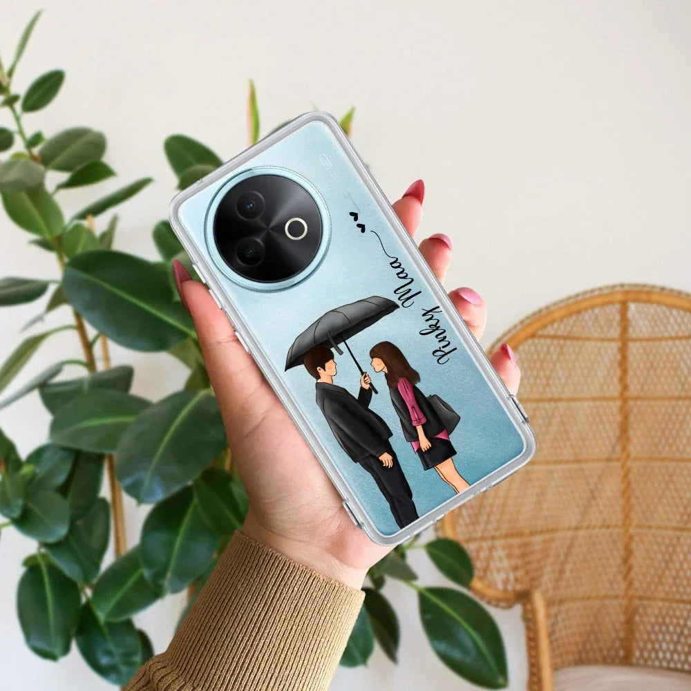 Caring Couple Customize Transparent Silicon Case For Vivo - ShopOnCliQ