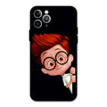 Cartoon Boy Glossy Metal Case Cover For iPhone 11 Pro Max