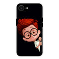 Cartoon Boy Glossy Metal Case Cover For iPhone 16e