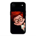 Cartoon Boy Glossy Metal Case Cover For iPhone Air
