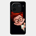 Cartoon Boy Glossy Metal Case Cover For Iqoo 12 5G