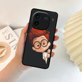 Cartoon Boy Glossy Metal Case Cover For iQOO - ShopOnCliQ