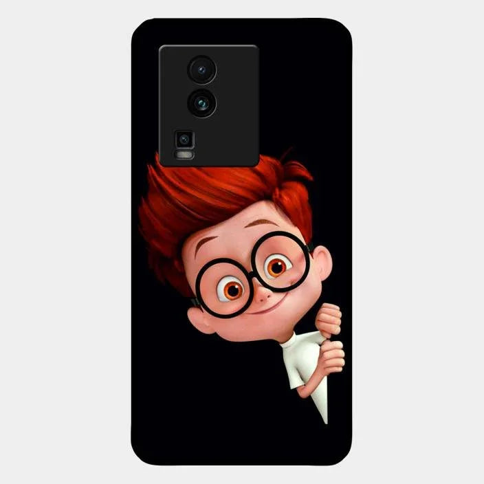 Cartoon Boy Glossy Metal Case Cover For Iqoo Neo 7 5G