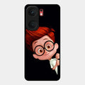 Cartoon Boy Glossy Metal Case Cover For Iqoo Neo 9 Pro 5G