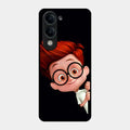 Cartoon Boy Glossy Metal Case Cover For Iqoo Z10 Lite
