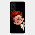 Cartoon Boy Glossy Metal Case Cover For Iqoo Z3 5G