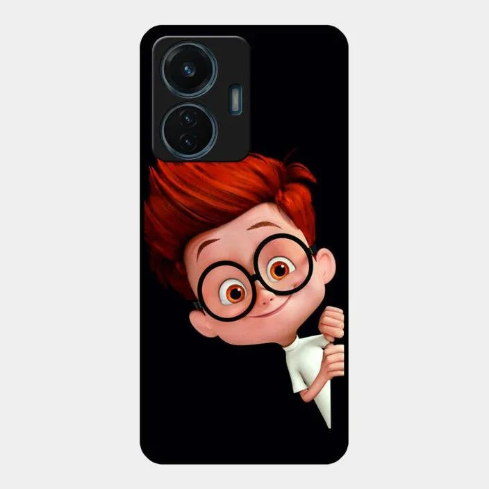 Cartoon Boy Glossy Metal Case Cover For Iqoo Z6 Lite 5G