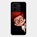 Cartoon Boy Glossy Metal Case Cover For Iqoo Z9X 5G