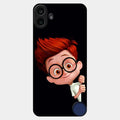 Cartoon Boy Glossy Metal Case Cover For Nothing Cmf Phone 1