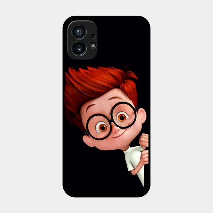 Cartoon Boy Glossy Metal Case Cover For Nothing Phone 1
