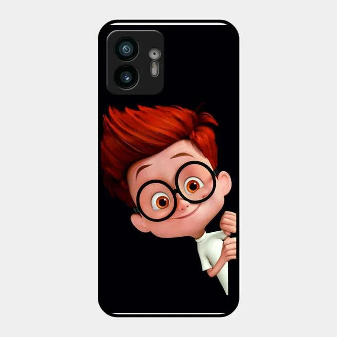 Cartoon Boy Glossy Metal Case Cover For Nothing Phone 2