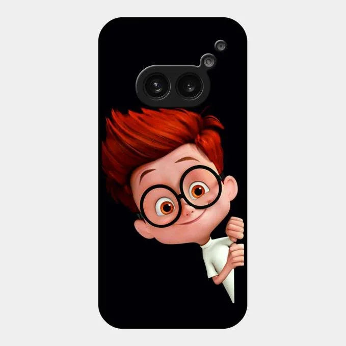 Cartoon Boy Glossy Metal Case Cover For Nothing Phone 2A 5G