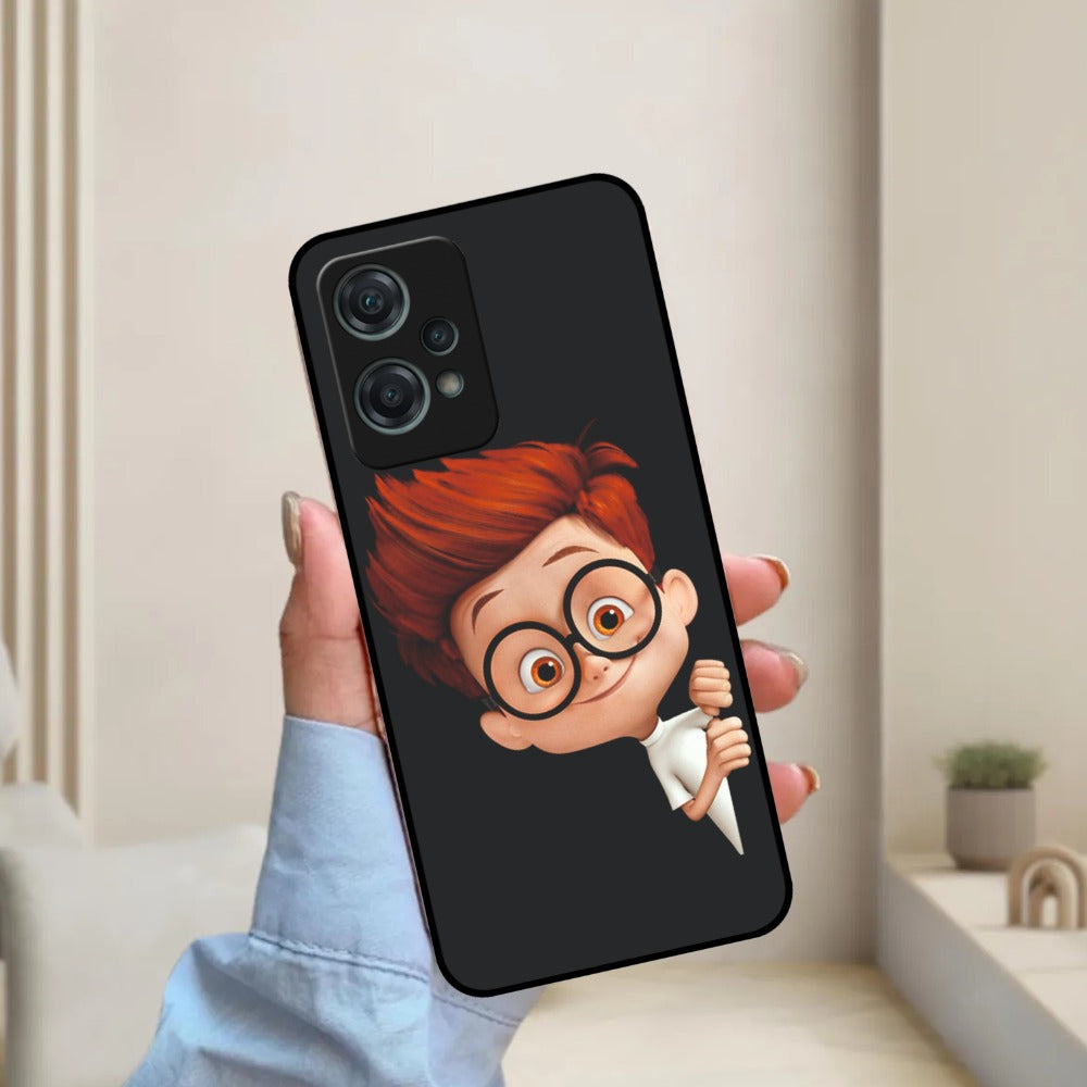 Cartoon Boy Glossy Metal Case Cover For OnePlus