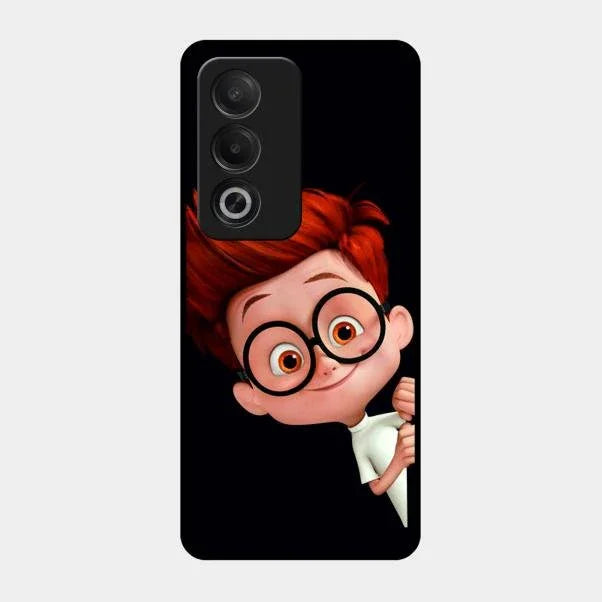 Cartoon Boy Glossy Metal Case Cover For Oppo A3 Pro 5G