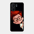 Cartoon Boy Glossy Metal Case Cover For Oppo A5X 4G