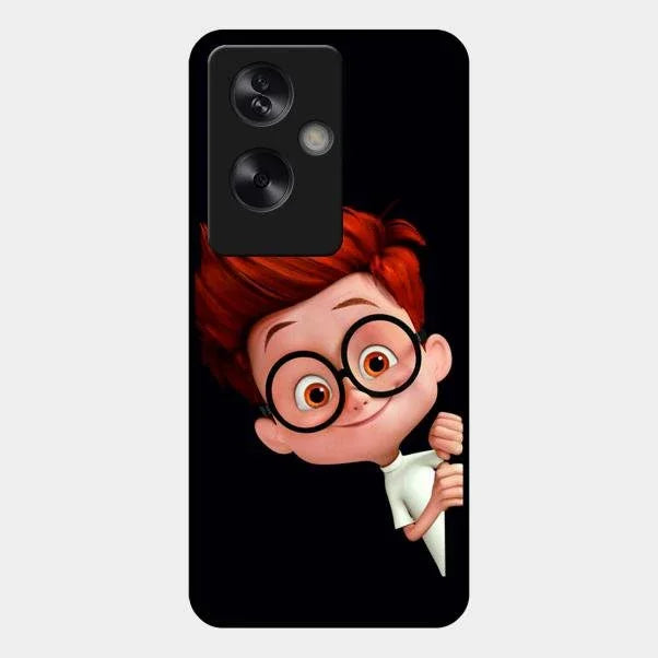 Cartoon Boy Glossy Metal Case Cover For Oppo A79 5G