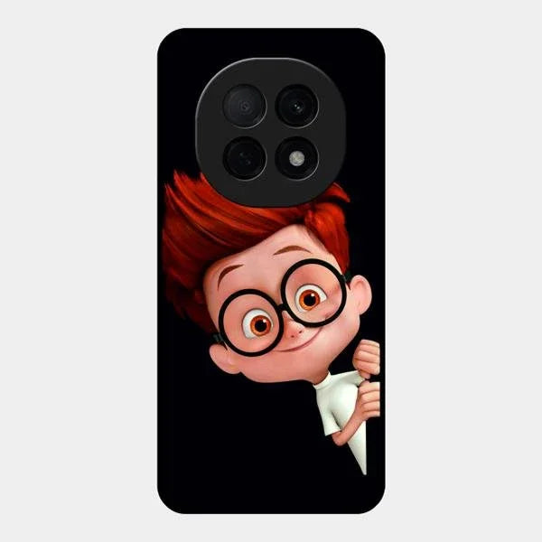 Cartoon Boy Glossy Metal Case Cover For Oppo F29 Pro 5G