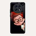 Cartoon Boy Glossy Metal Case Cover For Oppo F31 Pro Plus 5G