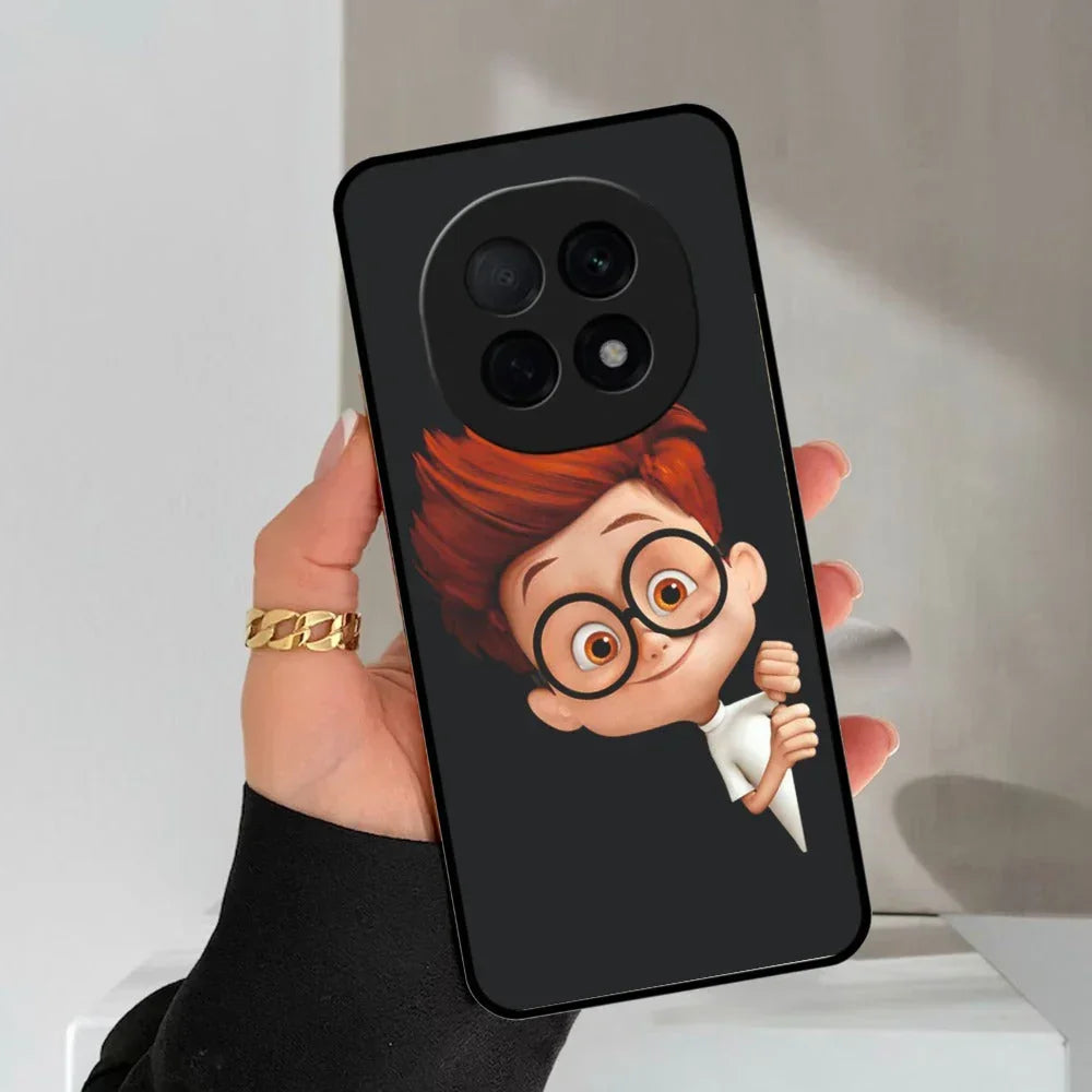 Cartoon Boy Glossy Metal Case Cover For Oppo - ShopOnCliQ