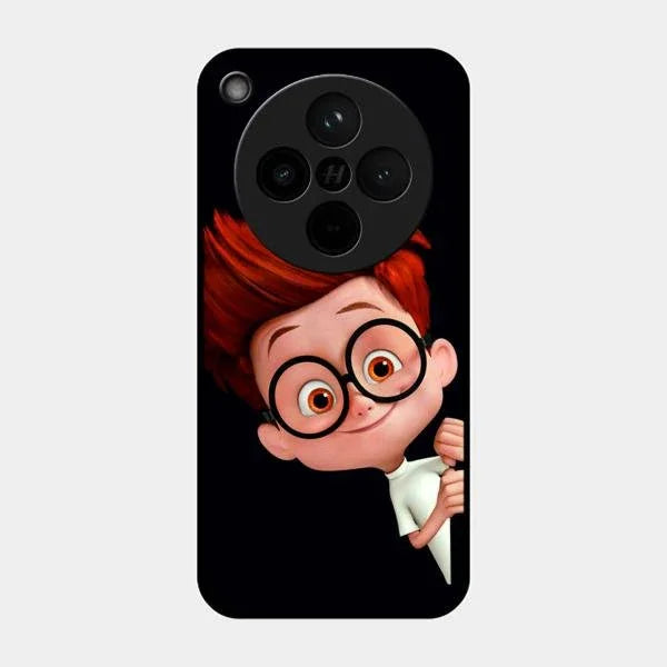Cartoon Boy Glossy Metal Case Cover For Oppo Find X8 5G